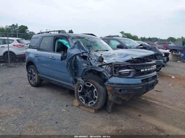 45848627 :رقم المزاد ، 3FMCR9C67RRE43844 vin ، 2024 Ford Bronco Sport Outer Banks مزاد بيع