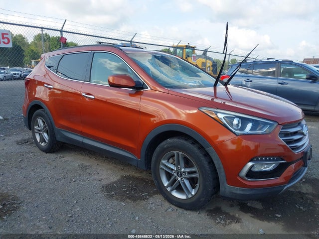 45848632 :رقم المزاد ، 5XYZUDLB3HG384412 vin ، 2017 Hyundai Santa Fe Sport 2.4l مزاد بيع