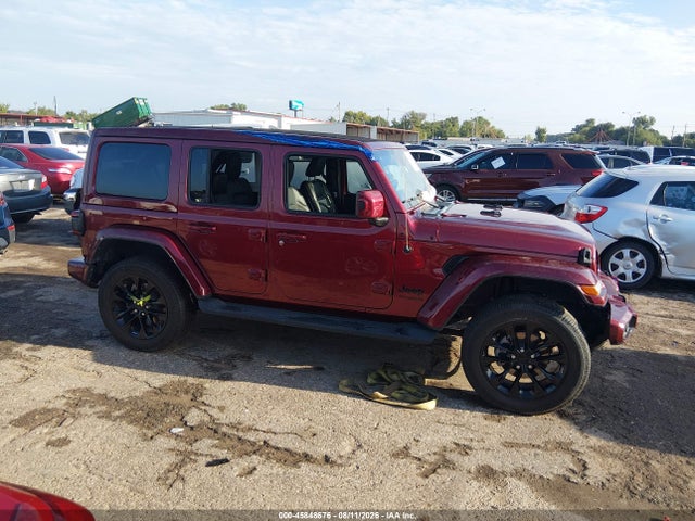 Продаж на аукціоні авто 2021 Jeep Wrangler Unlimited High Altitude 4x4, vin: 1C4HJXEGXMW821902, номер лоту: 45848676