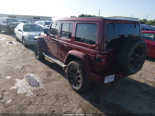 Продаж на аукціоні авто 2021 Jeep Wrangler Unlimited High Altitude 4x4, vin: 1C4HJXEGXMW821902, номер лоту: 45848676