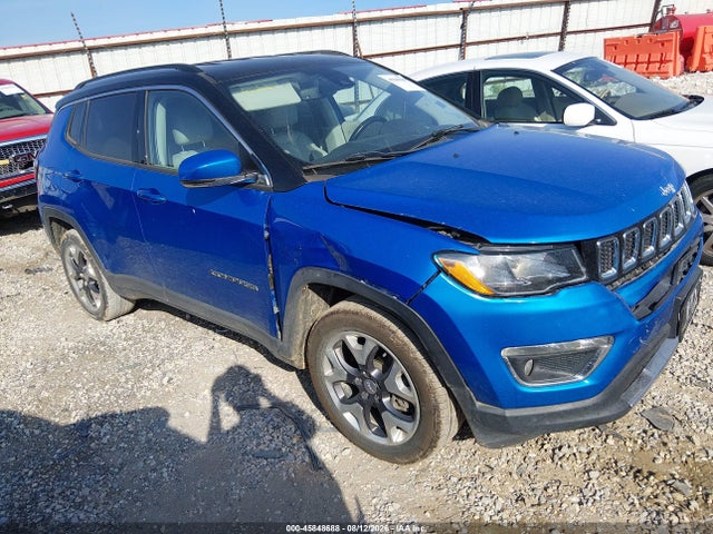 Продажа на аукционе авто 2021 Jeep Compass Limited 4x4, vin: 3C4NJDCB6MT585814, номер лота: 45848688