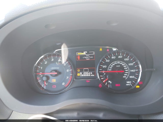 Aukcja sprzedaży 2018 Subaru Wrx, vin: JF1VA1A63J9802668, numer aukcji: 45848701