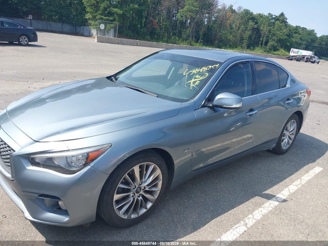 Продажа на аукционе авто 2019 Infiniti Q50 3.0t Luxe, vin: JN1EV7AR1KM556832, номер лота: 45848744