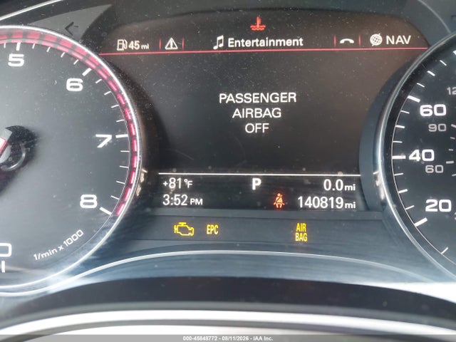45848772 :رقم المزاد ، WAU2GAFC1CN085821 vin ، 2012 Audi A7 3.0 Prestige مزاد بيع