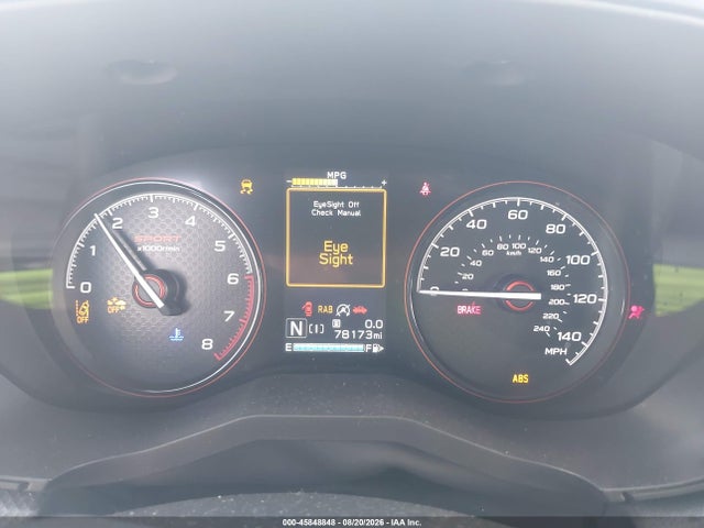 45848848 :رقم المزاد ، JF2SKAMC7LH488481 vin ، 2020 Subaru Forester Sport مزاد بيع