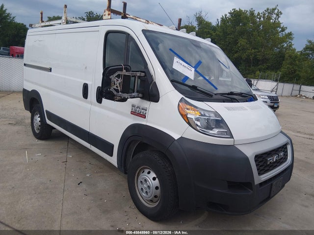 45848960 :رقم المزاد ، 3C6TRVAG1KE500665 vin ، 2019 Ram Promaster 1500 Low Roof 136 Wb مزاد بيع