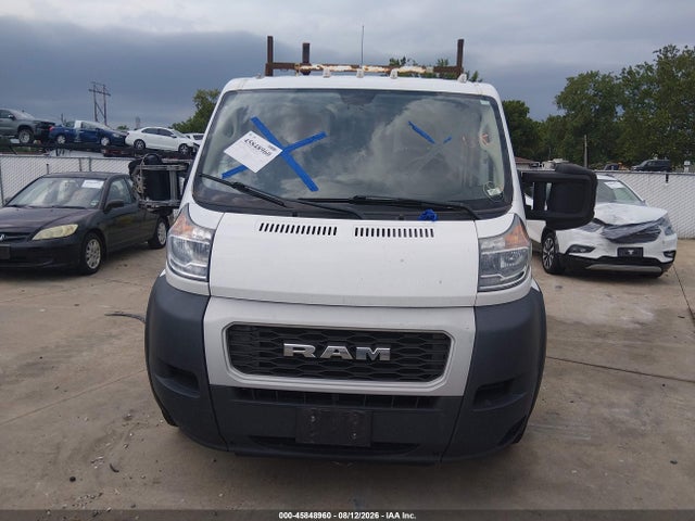 45848960 :رقم المزاد ، 3C6TRVAG1KE500665 vin ، 2019 Ram Promaster 1500 Low Roof 136 Wb مزاد بيع