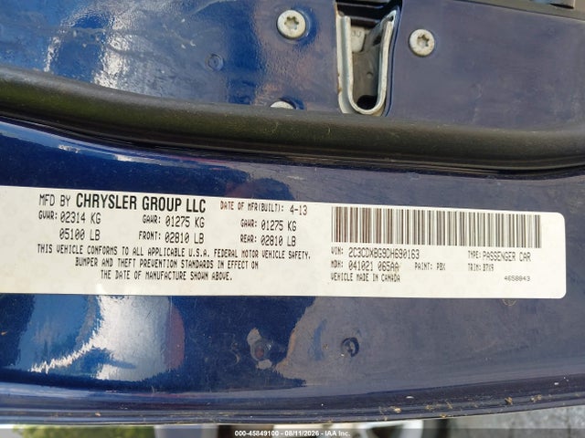 Продажа на аукционе авто 2013 Dodge Charger Se, vin: 2C3CDXBG9DH690163, номер лота: 45849100