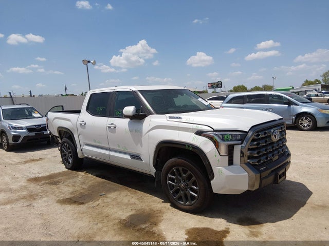 45849148 :رقم المزاد ، 5TFNC5DB0TX121600 vin ، 2026 Toyota Tundra Hybrid Platinum Hybrid Crewmax 5.5' Bed مزاد بيع