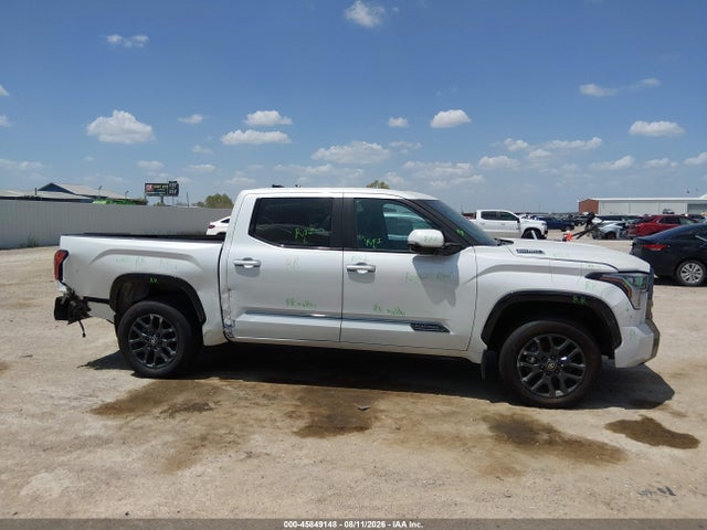Aukcja sprzedaży 2026 Toyota Tundra Hybrid Platinum Hybrid Crewmax 5.5' Bed, vin: 5TFNC5DB0TX121600, numer aukcji: 45849148