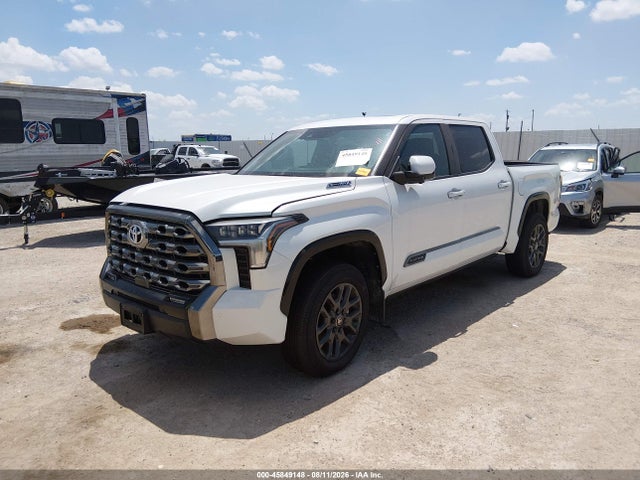 Aukcja sprzedaży 2026 Toyota Tundra Hybrid Platinum Hybrid Crewmax 5.5' Bed, vin: 5TFNC5DB0TX121600, numer aukcji: 45849148