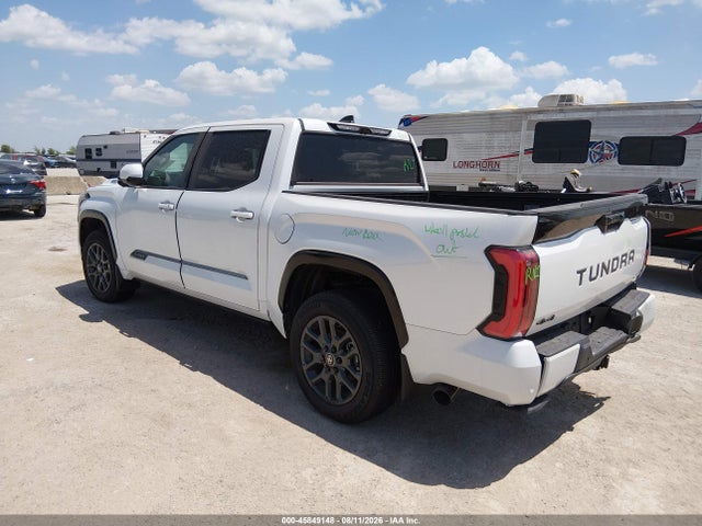 Aukcja sprzedaży 2026 Toyota Tundra Hybrid Platinum Hybrid Crewmax 5.5' Bed, vin: 5TFNC5DB0TX121600, numer aukcji: 45849148