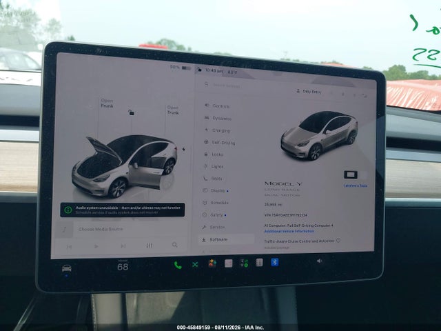 Продажа на аукционе авто 2023 Tesla Model Y Awd/long Range Dual Motor All-wheel Drive, vin: 7SAYGAEE1PF792134, номер лота: 45849159