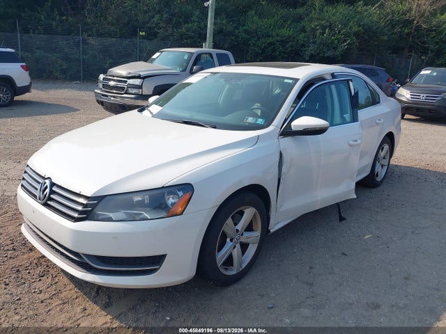 45849196 :رقم المزاد ، 1VWBP7A3XCC019466 vin ، 2012 Volkswagen Passat 2.5l Se مزاد بيع