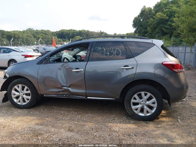 2014 Nissan Murano Sl მანქანა იყიდება აუქციონზე, vin: JN8AZ1MW0EW502692, აუქციონის ნომერი: 45849430