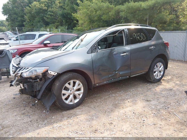 2014 Nissan Murano Sl მანქანა იყიდება აუქციონზე, vin: JN8AZ1MW0EW502692, აუქციონის ნომერი: 45849430