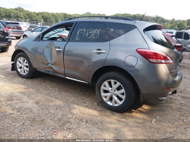 2014 Nissan Murano Sl მანქანა იყიდება აუქციონზე, vin: JN8AZ1MW0EW502692, აუქციონის ნომერი: 45849430