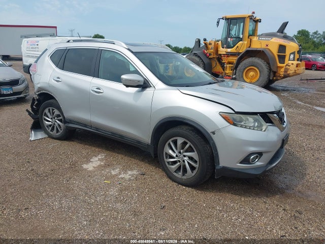 2015 Nissan Rogue Sl მანქანა იყიდება აუქციონზე, vin: 5N1AT2MV9FC767863, აუქციონის ნომერი: 45849561