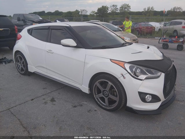 2015 Hyundai Veloster Turbo მანქანა იყიდება აუქციონზე, vin: KMHTC6AE2FU228094, აუქციონის ნომერი: 45849634