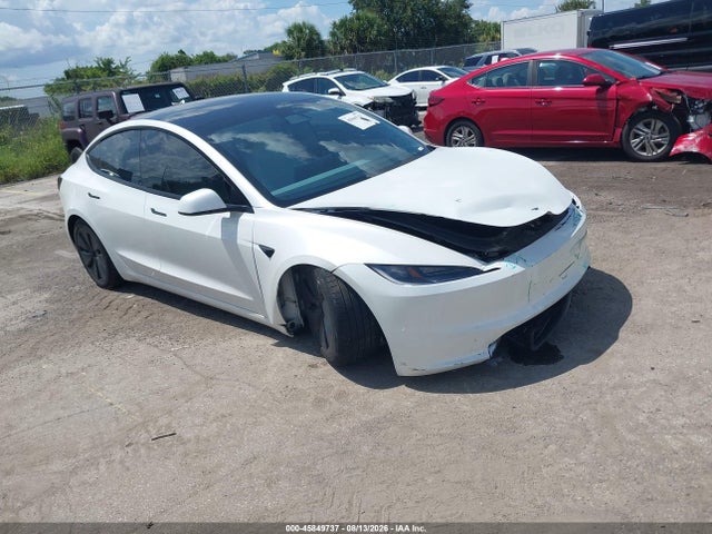 45849737 :رقم المزاد ، 5YJ3E1EA3SF981595 vin ، 2025 Tesla Model 3 Long Range Rear-wheel Drive/standard Rear-wheel Drive مزاد بيع
