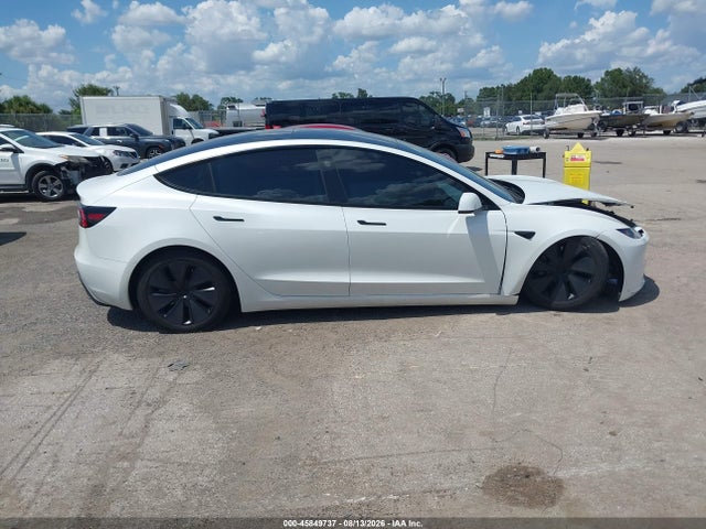 45849737 :رقم المزاد ، 5YJ3E1EA3SF981595 vin ، 2025 Tesla Model 3 Long Range Rear-wheel Drive/standard Rear-wheel Drive مزاد بيع