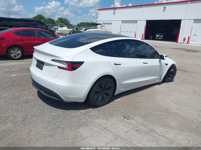 45849737 :رقم المزاد ، 5YJ3E1EA3SF981595 vin ، 2025 Tesla Model 3 Long Range Rear-wheel Drive/standard Rear-wheel Drive مزاد بيع