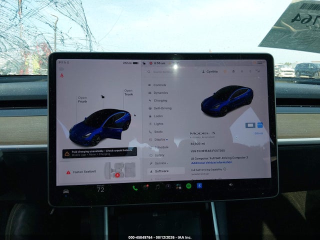 45849764 :رقم المزاد ، 5YJ3E1EA6JF007365 vin ، 2018 Tesla Model 3 Long Range/mid Range مزاد بيع