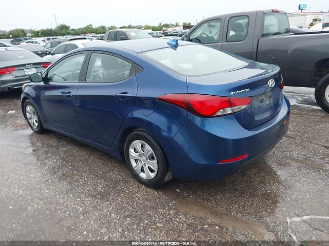 2016 Hyundai Elantra Se მანქანა იყიდება აუქციონზე, vin: 5NPDH4AE1GH789722, აუქციონის ნომერი: 45849848