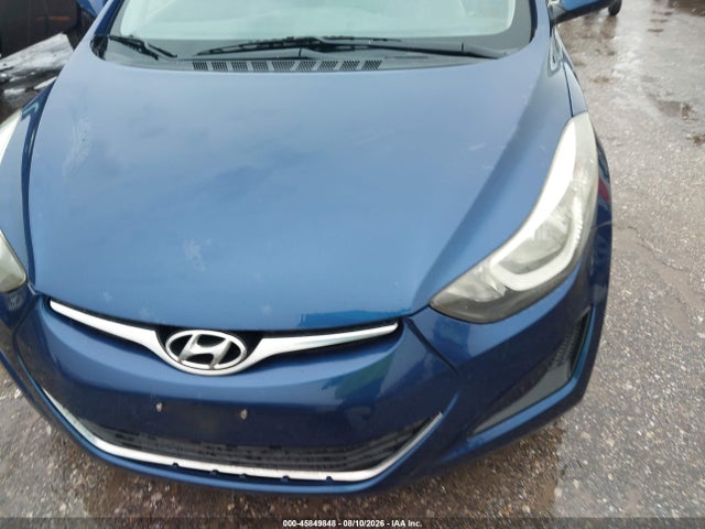 2016 Hyundai Elantra Se მანქანა იყიდება აუქციონზე, vin: 5NPDH4AE1GH789722, აუქციონის ნომერი: 45849848