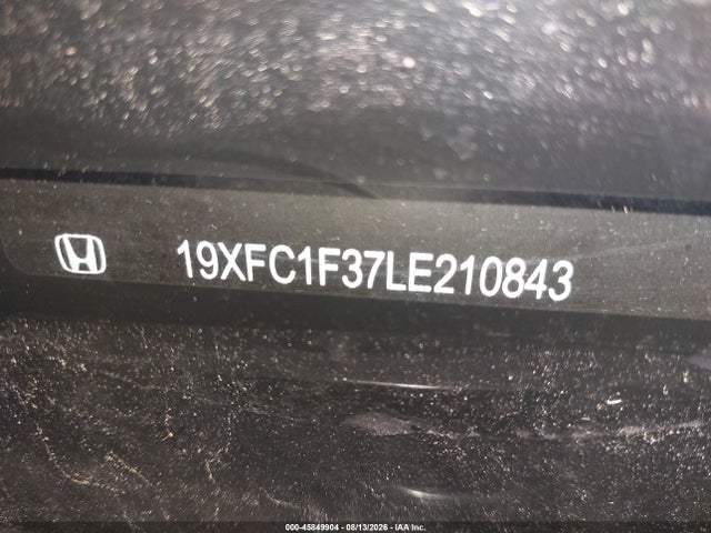 Auction sale of the 2020 Honda Civic Ex, vin: 19XFC1F37LE210843, lot number: 45849904