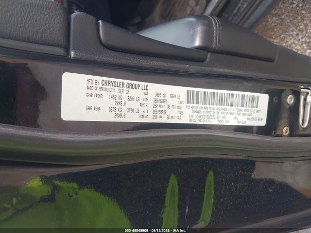 Aukcja sprzedaży 2013 Jeep Grand Cherokee Limited, vin: 1C4RJFBT8DC573103, numer aukcji: 45849909