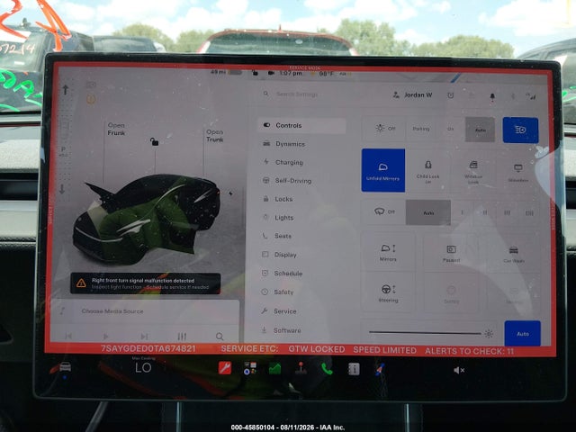 Продаж на аукціоні авто 2026 Tesla Model Y Premium Rear-wheel Drive/rear-wheel Drive, vin: 7SAYGDED0TA674821, номер лоту: 45850104