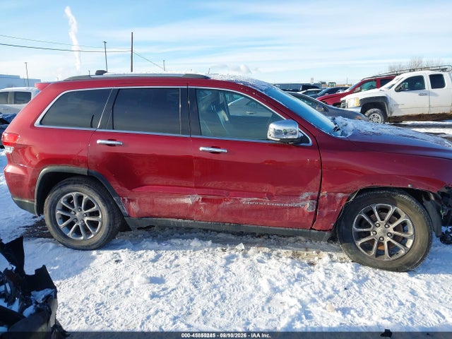 2014 Jeep Grand Cherokee Limited მანქანა იყიდება აუქციონზე, vin: 1C4RJFBG2EC200529, აუქციონის ნომერი: 45850245