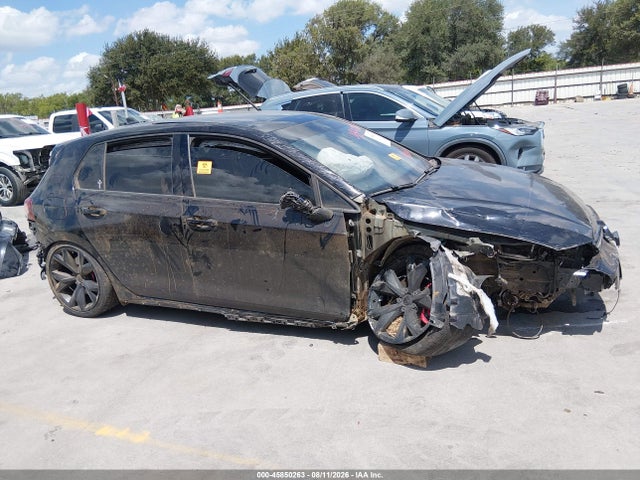 45850263 :رقم المزاد ، WVW387CD9NW136211 vin ، 2022 Volkswagen Golf Gti 2.0t Se مزاد بيع