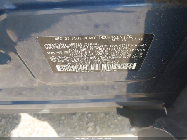 Subaru Forester 2.0xt Touring 2014 JF2SJGPC6EH554457 Image 9