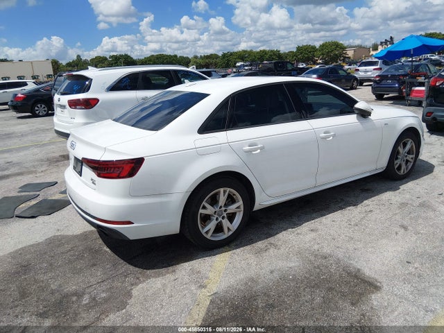 2018 Audi A4 2.0t Tech Ultra Premium/2.0t Ultra Premium მანქანა იყიდება აუქციონზე, vin: WAUKMAF42JA173945, აუქციონის ნომერი: 45850315