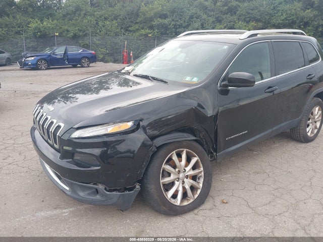 2014 Jeep Cherokee Limited მანქანა იყიდება აუქციონზე, vin: 1C4PJMDS0EW210780, აუქციონის ნომერი: 45850329