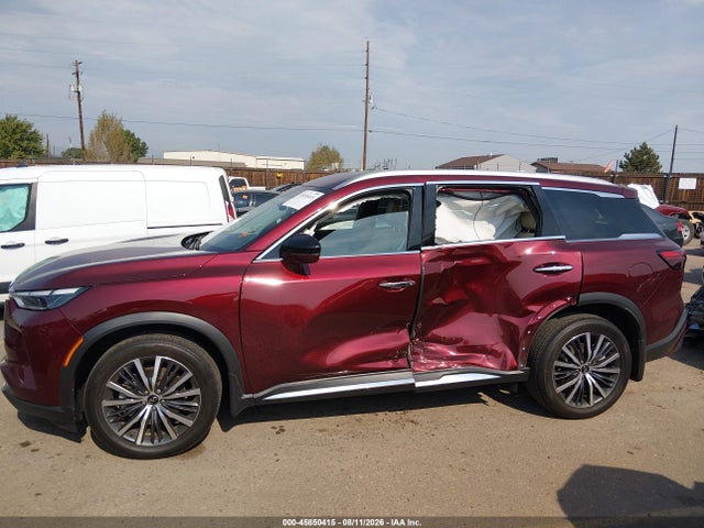 2025 Infiniti Qx60 Sensory Awd მანქანა იყიდება აუქციონზე, vin: 5N1AL1GSXSC346451, აუქციონის ნომერი: 45850415