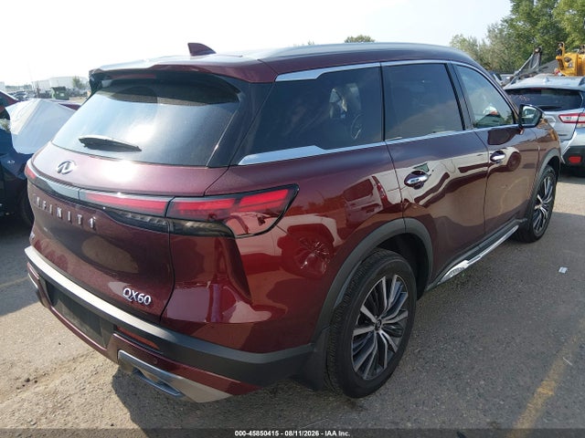 2025 Infiniti Qx60 Sensory Awd მანქანა იყიდება აუქციონზე, vin: 5N1AL1GSXSC346451, აუქციონის ნომერი: 45850415