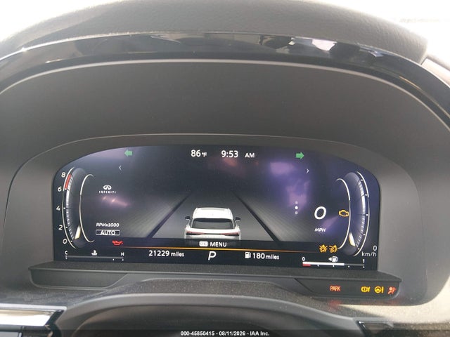 2025 Infiniti Qx60 Sensory Awd მანქანა იყიდება აუქციონზე, vin: 5N1AL1GSXSC346451, აუქციონის ნომერი: 45850415