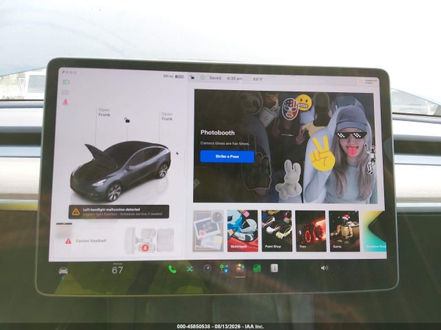 Продажа на аукционе авто 2023 Tesla Model Y Awd/long Range Dual Motor All-wheel Drive, vin: 7SAYGDEE5PF960083, номер лота: 45850538