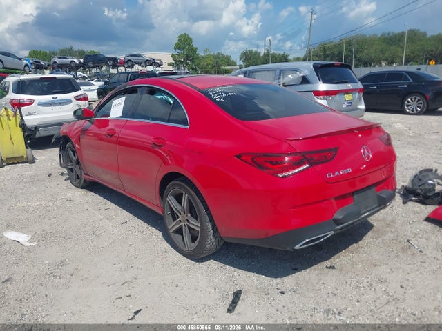 Продаж на аукціоні авто 2020 Mercedes-benz Cla 250, vin: WDD5J4GBXLN071821, номер лоту: 45850565