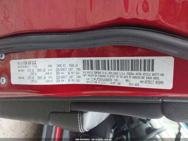Продажа на аукционе авто 2017 Jeep Cherokee Latitude, vin: 1C4PJMCB2HW506874, номер лота: 45850652