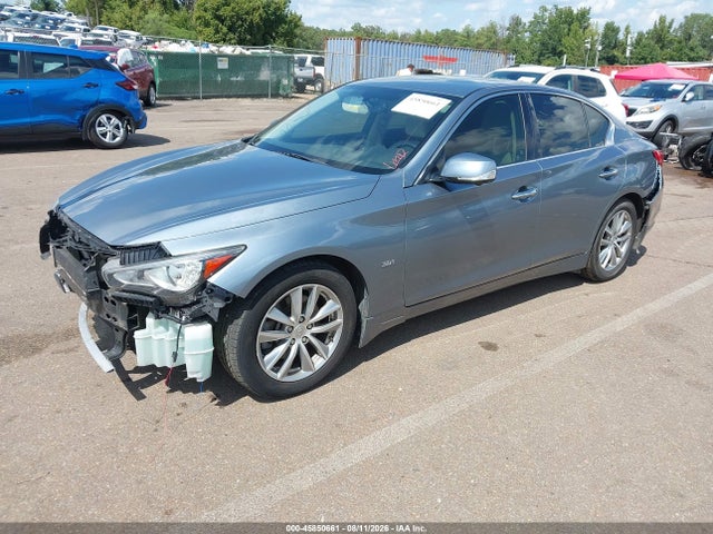 Продажа на аукционе авто 2017 Infiniti Q50 3.0t Premium, vin: JN1EV7APXHM736706, номер лота: 45850661
