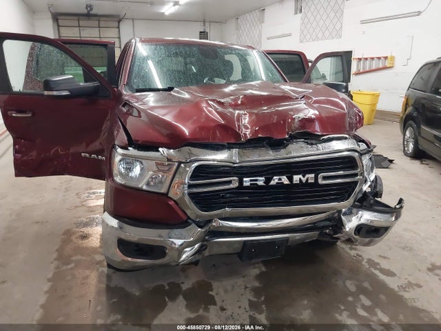 Aukcja sprzedaży 2019 Ram 1500 Big Horn/lone Star  4x4 5'7 Box, vin: 1C6SRFFT7KN695836, numer aukcji: 45850729