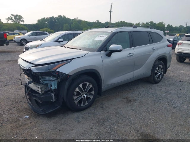 2022 Toyota Highlander Xle მანქანა იყიდება აუქციონზე, vin: 5TDGZRBHXNS565940, აუქციონის ნომერი: 45850785
