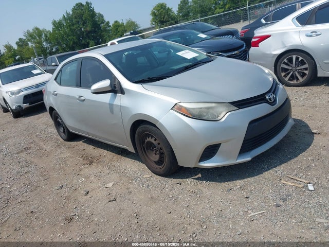 45850846 :رقم المزاد ، 2T1BURHE3FC394335 vin ، 2015 Toyota Corolla L مزاد بيع