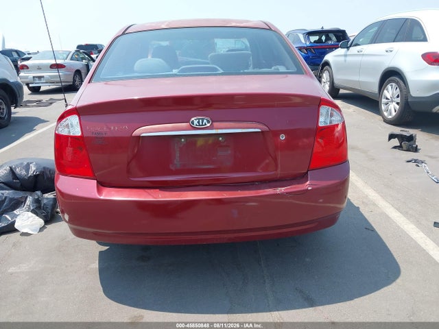 45850848 :رقم المزاد ، KNAFE121765332887 vin ، 2006 Kia Spectra Ex/lx/sx مزاد بيع