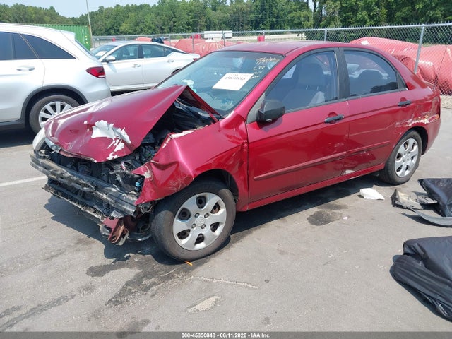 45850848 :رقم المزاد ، KNAFE121765332887 vin ، 2006 Kia Spectra Ex/lx/sx مزاد بيع