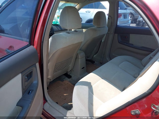 45850848 :رقم المزاد ، KNAFE121765332887 vin ، 2006 Kia Spectra Ex/lx/sx مزاد بيع
